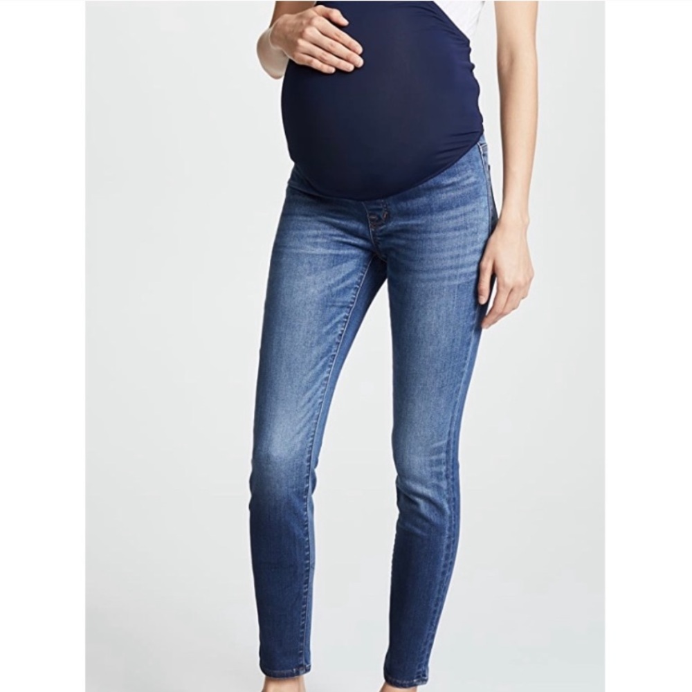 COPY - Madewell Maternity Over-the-Belly Skinny Jeans